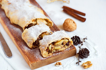 Apple strudel for Christmas