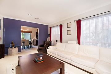 Modern living room, spacious great room