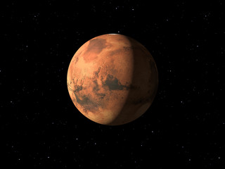 Planet Mars done with NASA textures
