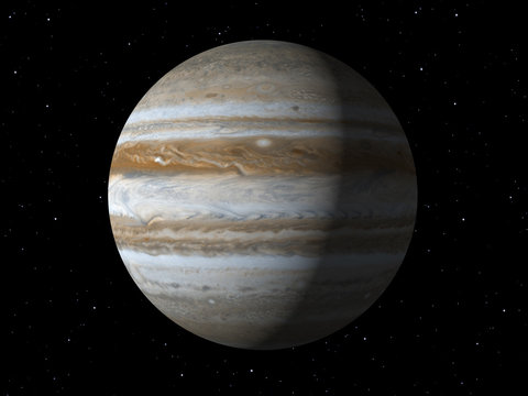 Planet Jupiter done with NASA textures