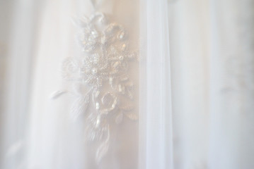wedding dress blur