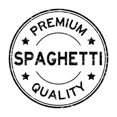 Grunge black round premium quality spaghetti rubber stamp