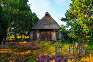 Schafstall in der Lüneburger Heide