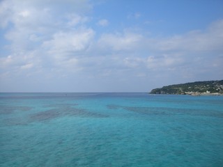 Blue sea and sky