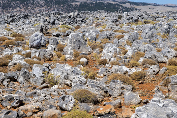 Steinlandschaft bei Aradena, S&uuml;dk&uuml;ste Kretas, Griechenland