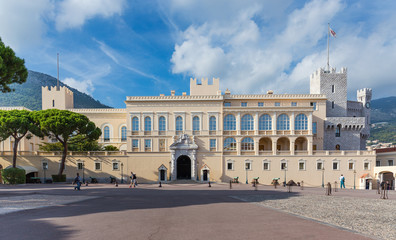 Prince's Palace of Monaco - obrazy, fototapety, plakaty