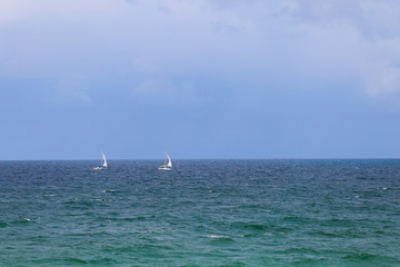 Obraz premium Segler auf der Ostsee