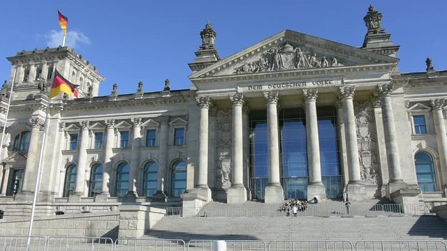 The Reichstag building in Berlin