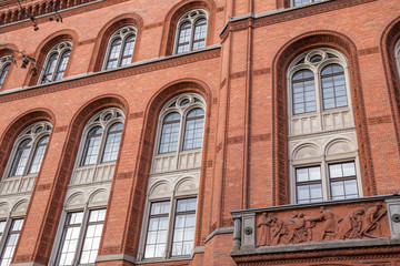 Fototapeta premium Fasady Berlina, Rotes Rathaus