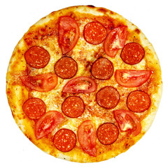 Delicious Italian Pizza Isolated