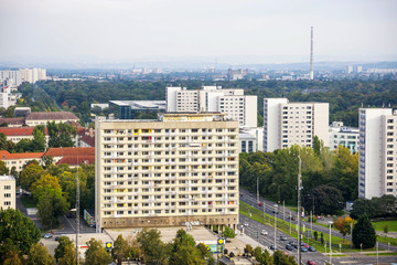 Plattenbauten in Dresden