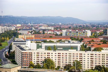 Plattenbauten in Dresden