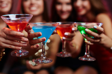 Cheering with cocktails