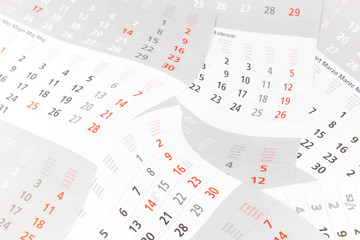 Kalender - Zeit - Zukunft - Vergangenheit - Termindruck etc.