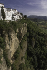 Fototapeta na wymiar Landscape View Ronda Spain gorges