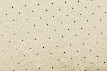 beige leather texture with holes