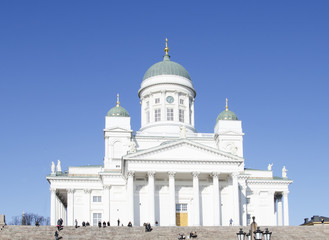 Fototapeta na wymiar Helsinki-cathédrale luthérienne