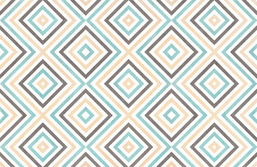 Watercolor geometrical pattern.