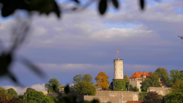 Mittelalterliche Sparren Burg in Bielefeld Teutoburger Wald