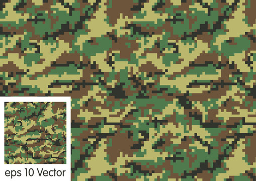 Digital Camouflage pattern vector