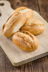 Fresh baked Rolls (selective focus)