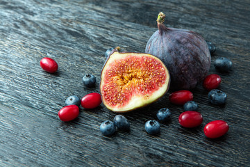 berries and figs
