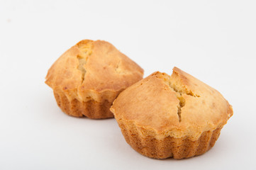 Кексы на белом фоне