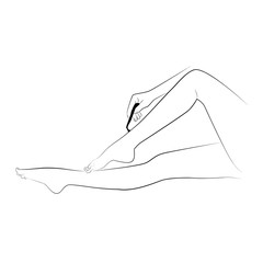 hair removal with a razor