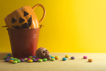 decor of halloween prop cup
