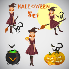 young happy and attractive witches © viniarskaia