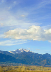 Blue Skies Over Colorado Springs