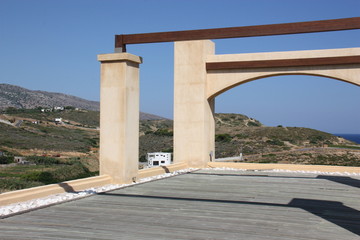 Small architectural forms on the Greek island of