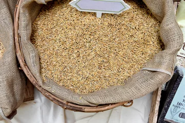 Foto auf Leinwand Rice grains © pichaitun