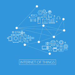 Internet of things (IoT) illustration