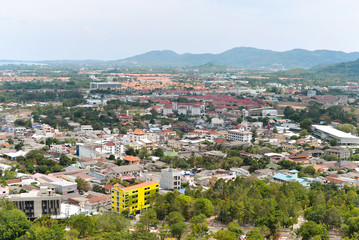 Fototapeta na wymiar Landscape of Phuket Town