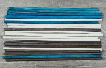 scented colored wooden chopsticks