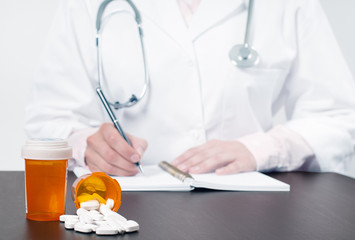 Doctor appoint prescription drugs to patients