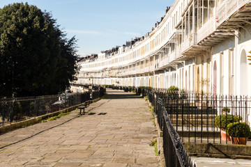 View of Royal York Crescent in Bristol England - 123471334
