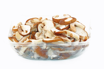 Barquette de champignons