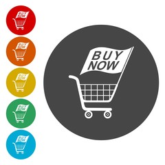 Web elements for ecommerce, Shopping cart icon