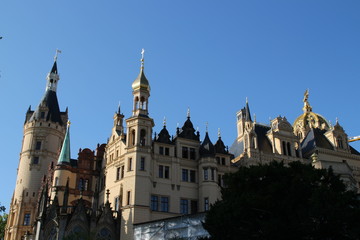 Fototapeta premium Das Schweriner Schloss