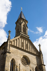 Fototapeta na wymiar Kirche St. Augustin in Coburg, Deutschland