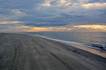 Summertime Sunrise Along the Ocean