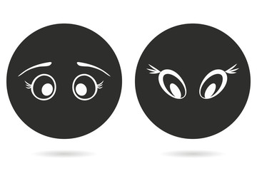 Eye - vector icon.