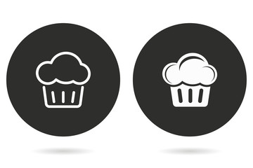 Cake - vector icon.