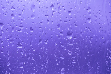 purple color water drop for background