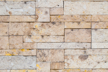 block pattern stone wall