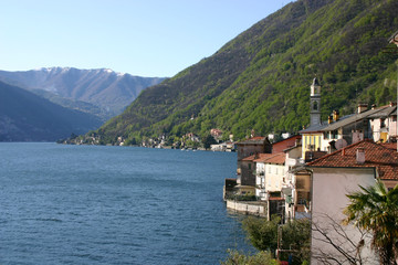 Fototapeta na wymiar Brienno on the Lake Como