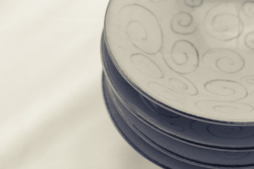 ceramic earthware concept background.
