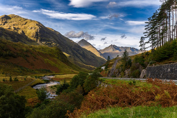 Glen Shiel and the Five Sisters of Kintail